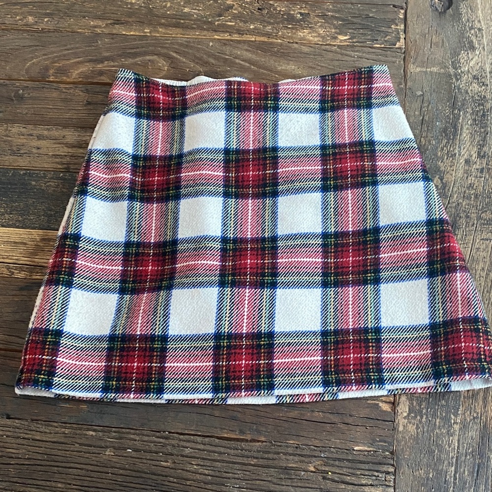 Abercrombie Plaid A-Line Skirt - Picture 1 of 3